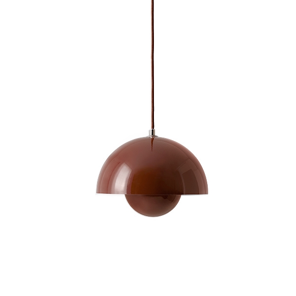 &tradition Flowerpot VP1 Pendant Red Brown | AndLight