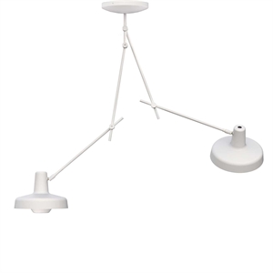 Grupa Products Arigato Ceiling Lamp Double Long White