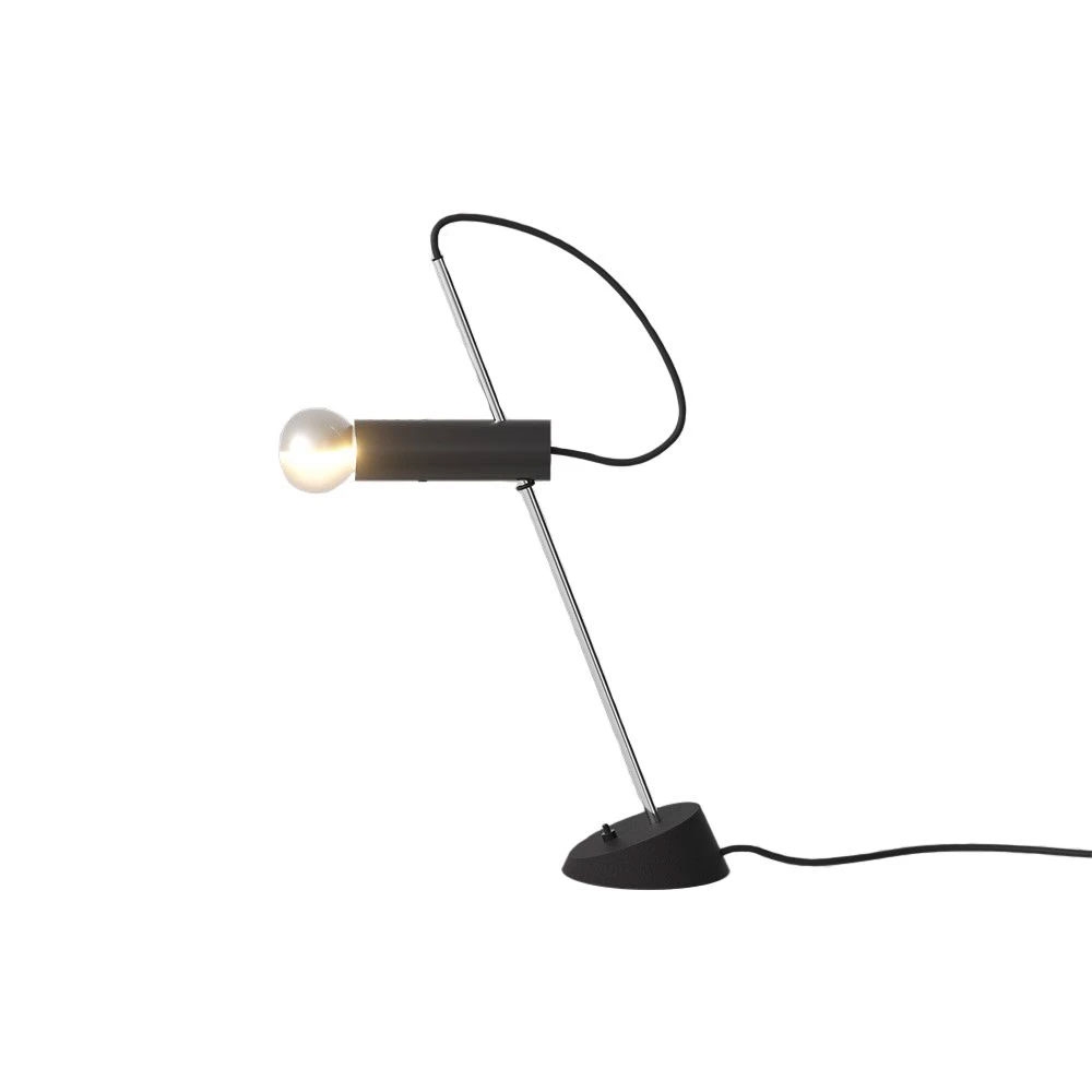 Graypants Wick portable table lamp, brass