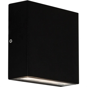 Astro Elis Twin LED Outdoor Wall Lamp Black