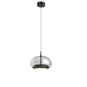 Loom Design Avalon Pendant Smoked/ Black Chrome