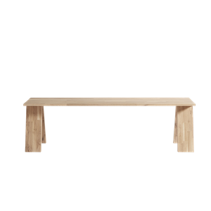 Muubs Angle Bench 160 cm Oak Natural/white Oiled