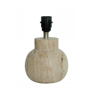 Watt & Veke Pella Table Lamp Base Travertine