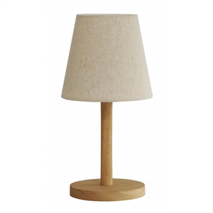 Watt & Veke Tess Portable Table Lamp Oak/Natural
