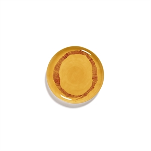 Serax Feast Plate L Red/Yellow Stripes