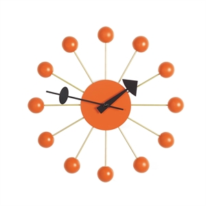 Vitra Ball Clock Clock Orange