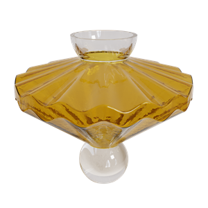 Stori Ballerina Glass Vase Honey