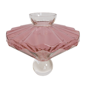 Stori Ballerina Glass Vase Rose