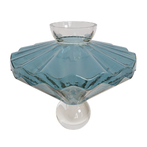 Stori Ballerina Glass Vase Sky