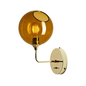Design by Us Ballroom Wall Lamp Short Amber