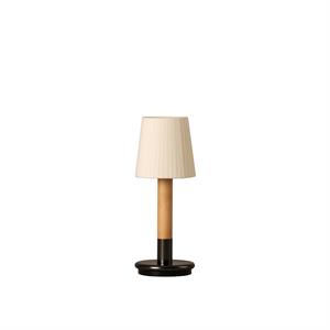 Santa & Cole Basics Minimal Battery Table Lamp Natural/Birch/ Bronze