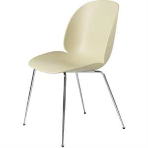 GUBI Beetle Dining Chair Conic Base Chrome/ Pastel Green