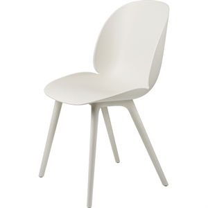 GUBI Beetle Outdoor Dining Chair Plastic Alabaster White