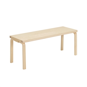 artek 153A Bench Clear Lacquered Birch