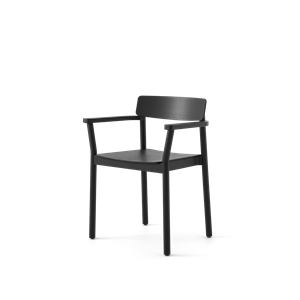 &Tradition Betty TK10 Dining Chair With Armrest Black