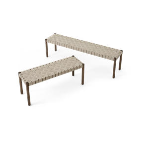 &Tradition Betty TK4 Bench Small Smoked/Natural