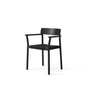 &Tradition Betty TK9 Dining Chair With Armrest Black