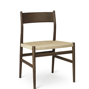 Brdr. Krüger Heritage Dining Chair With Solid Back Smoked Oak