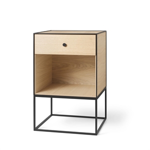 Audo Frame 49 Side Table With 1 Drawer Oak