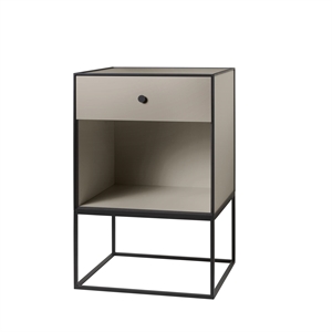 Audo Frame 49 Side Table With 1 Drawer Sand
