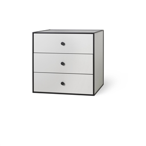 Audo Frame 49 With 3 Drawers 42X49X49 Light Gray