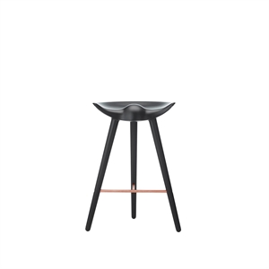 Audo ML42 Counter Bar Stool Black Stained Beech/ Copper
