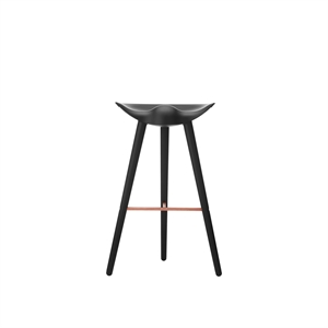 Audo ML42 Bar Stool Black Stained Beech/ Copper