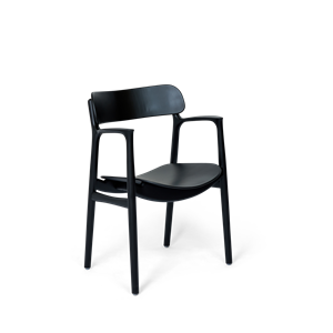 Bent Hansen Asger Dining Table Chair Black Painted Beech