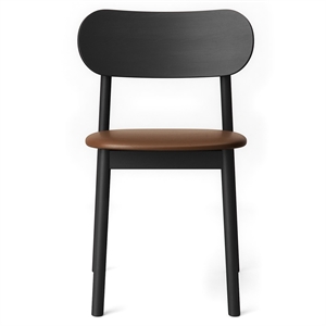 Decotique Elephant Dining Chair Black/Brown Leather