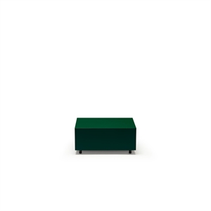 Established & Sons Bloc Coffee Table With Drawer L64 Bright Bottle Green/Pine Green/Signal Green