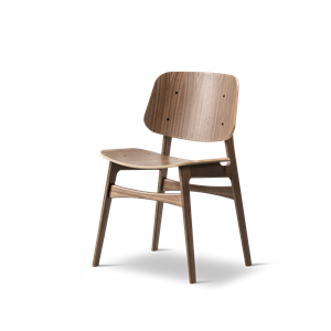 Fredericia Furniture SÃ¸borg Wood Dining Chair Walnut