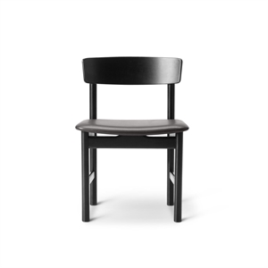 Fredericia Furniture 3236 Dining Chair Black Lacquered Oak/Leather 86