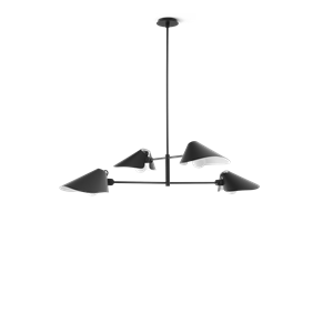 &Tradition Bonnet SC92 Chandelier Ø100 Black