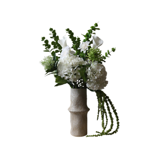 Botané Cool Grass Bouquet White/ Green