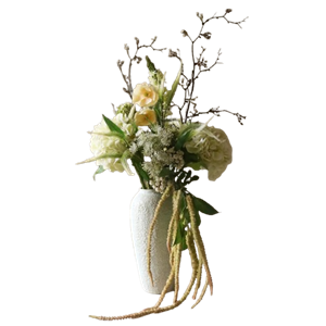 Botané Ivory Cascade Bouquet White