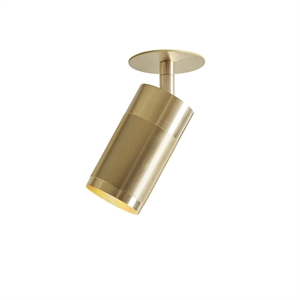 Thorup Copenhagen Patrone Recessed Ceiling Light Solid Brass