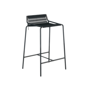 Thorup Copenhagen Noel Bar Stool Black/ Black Linen H67 cm