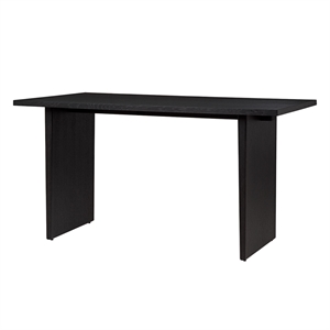 GUBI Private Desk Black Brown Stained Oak