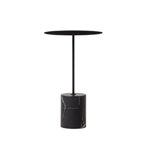 Wendelbo Caliber Side Table Tall Black/ Black Marble
