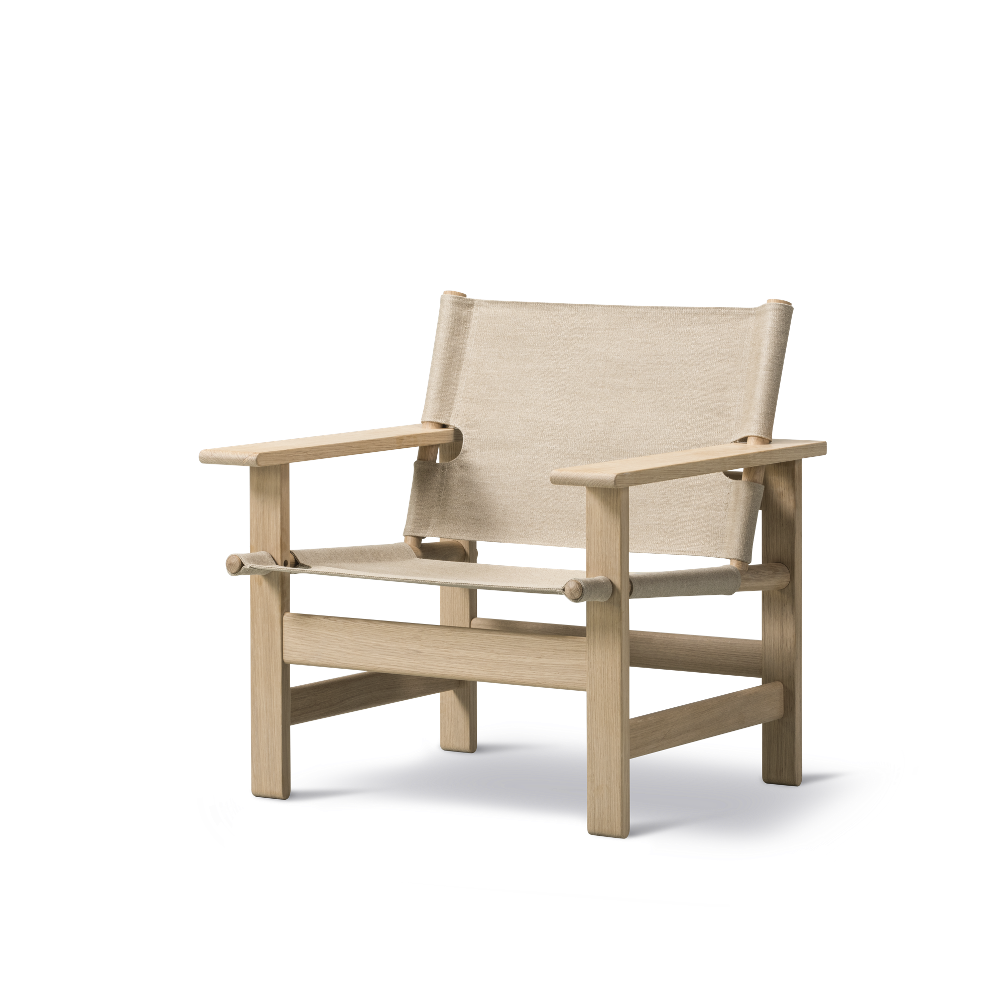 Fredericia Furniture The Canvas Chair Soaped Oak/Natural Canvas