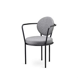 Design By Us Casablanca Dining Table Chair Black/ Gray Stone