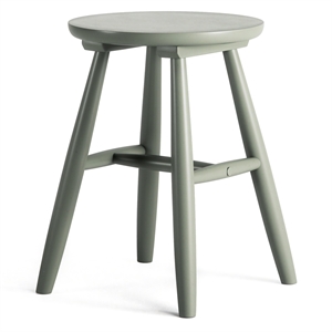 Department Wood Stool H15 Cement Grey