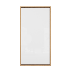 Chat Board Dynamic Flex Wall Frame For Blackboard 100x200 Matt Oak