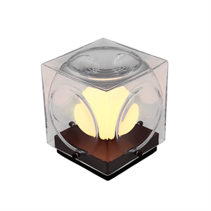 Lee Broom Chant Portable Lamp Clear/ Bronze