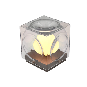 Lee Broom Chant Portable Lamp Clear/ Silver