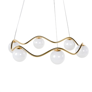 Rebello Decor Circle Of Life Pendant Ø91 Clear Cord Ø15 Balls