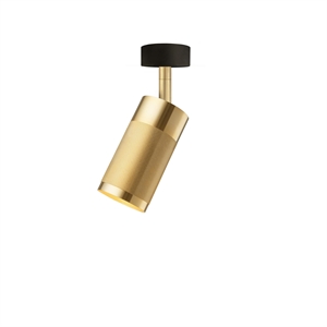 Thorup Copenhagen Cartridge Single Ceiling Light Solid Brass