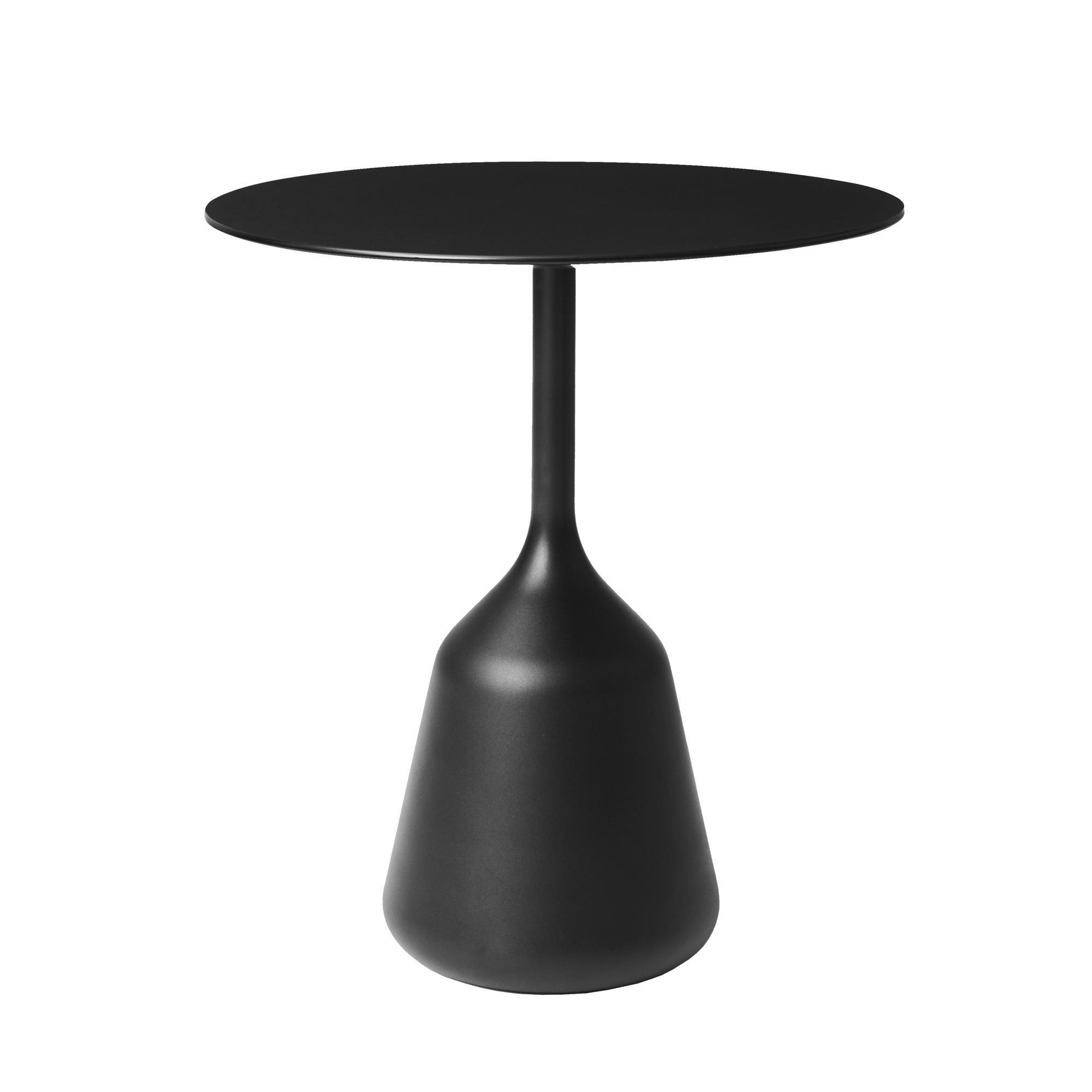Wendelbo Coin Side Table Tall Black Laminate
