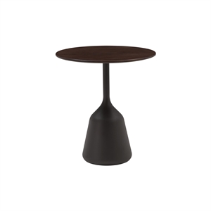 Wendelbo Coin Side Table Ø45 Tall Dark Brown Oak