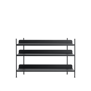 Muuto Compile Shelving System 2 Black